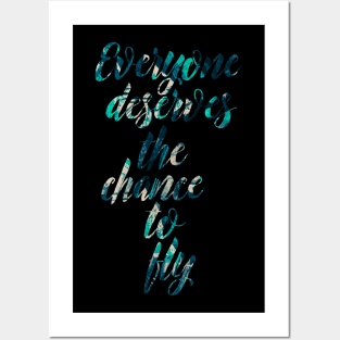 Everyone Deserves the Chance to Fly Posters and Art